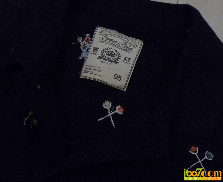 小k的店 5.13 潮牌宾波<em>刺绣</em>T新款 横条纹POLO